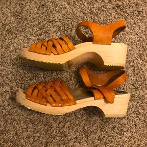 Swedish Hasbeens Sandals Size 39